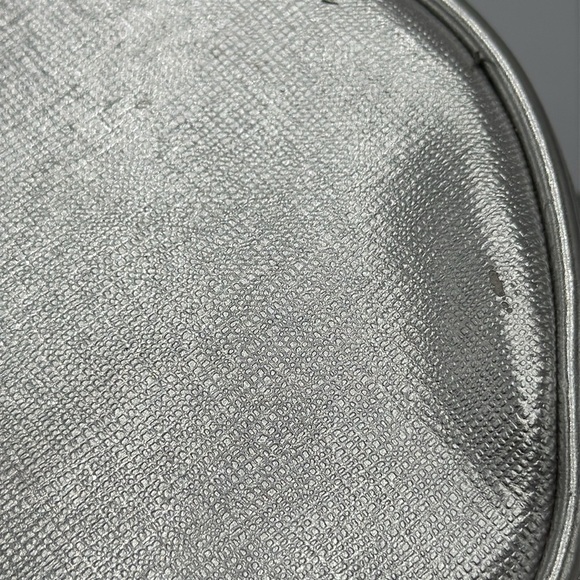 Vince Camuto Silver Cosmetic Bag 5”x 6” - Picture 11 of 13